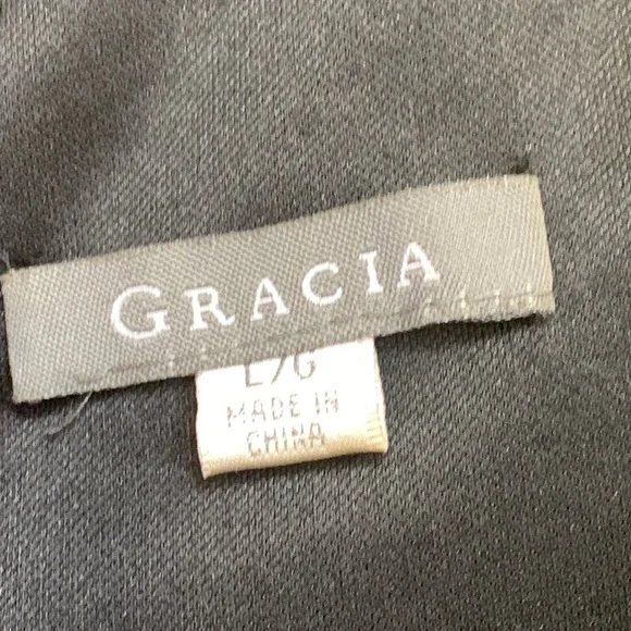 Gracia Wednesday Black Bandage Style Tulle One Shoulder Cocktail Formal Dress L - Picture 14 of 16